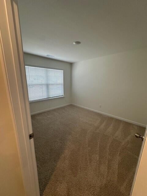 unfurnished room with carpet