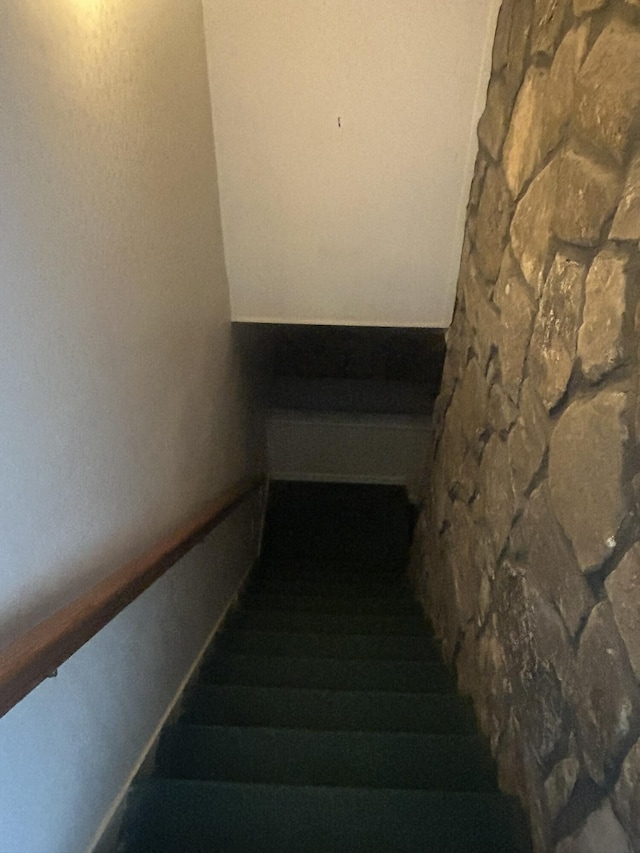 view of stairs