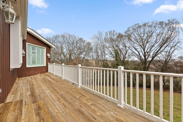 view of deck