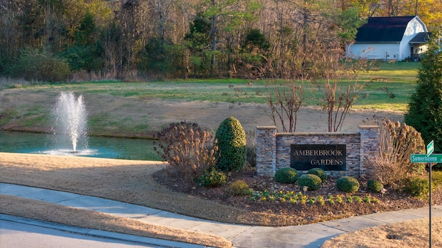 exterior space featuring a water view