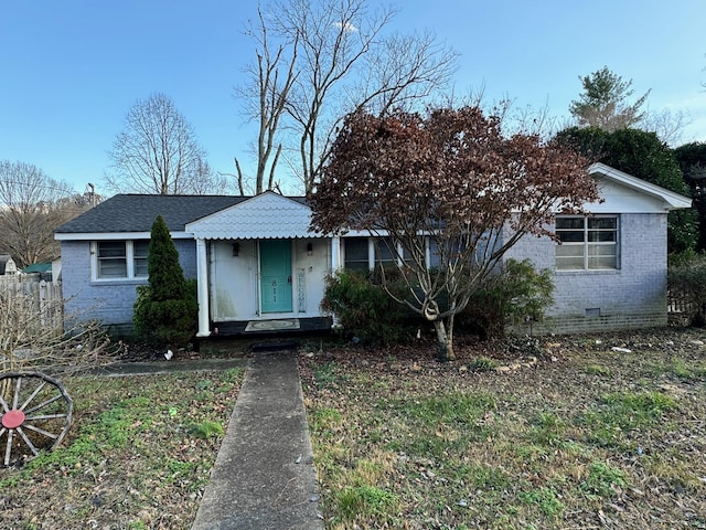 view of front of home