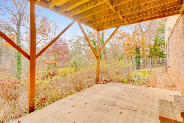 view of patio