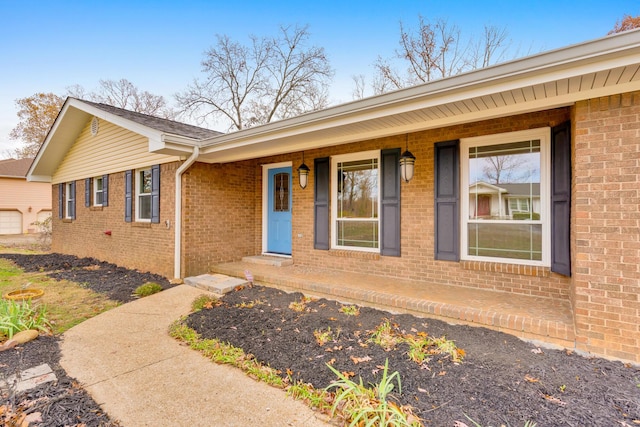 view of front of house featuring covered porch