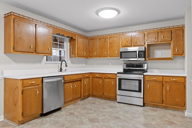 kitchen featuring sink and stainless steel appliances