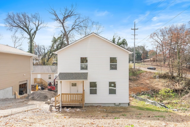 view of rear view of house