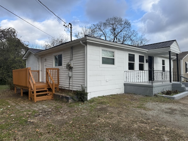 view of property exterior