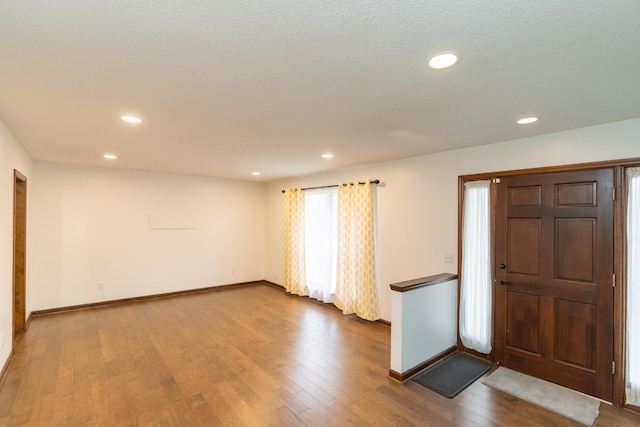 entryway featuring wood-type flooring