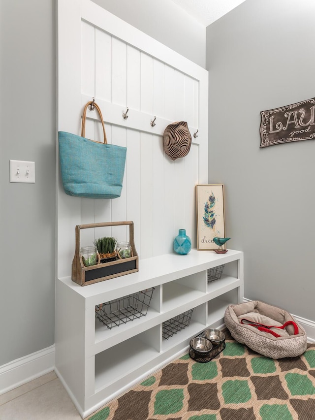 view of mudroom