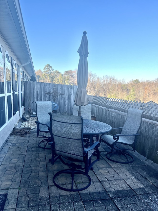 view of patio / terrace