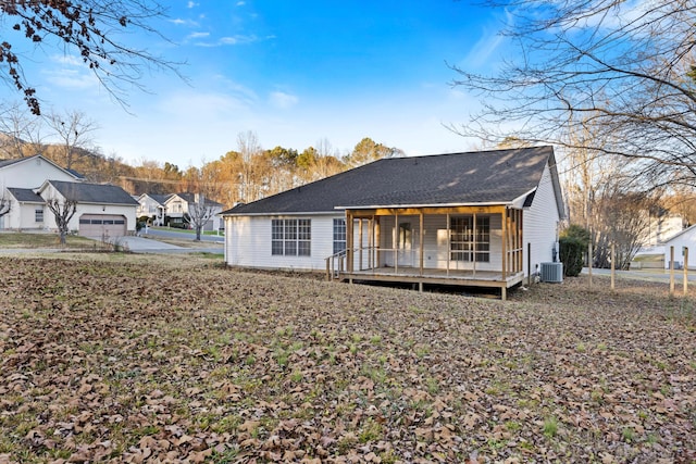 view of rear view of property