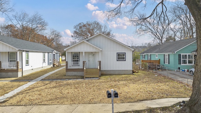 view of bungalow-style home