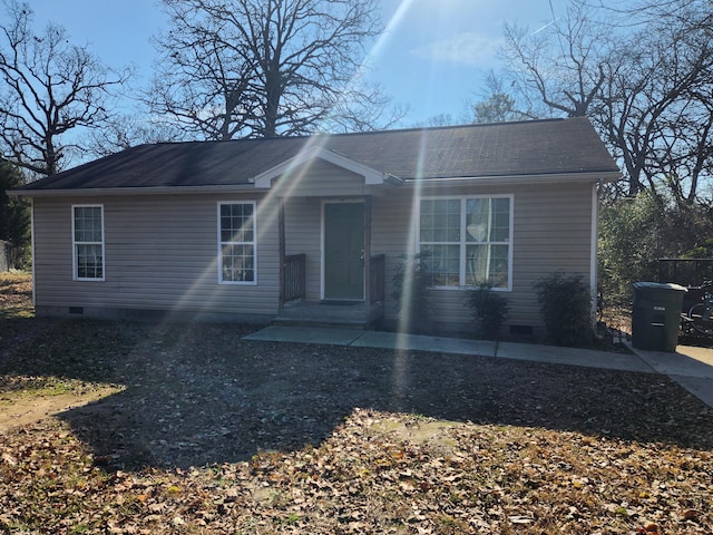 view of front of home