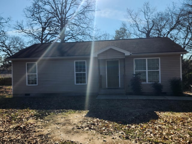 view of ranch-style home