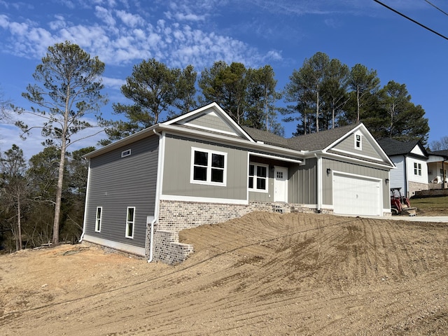 ranch-style house with a garage