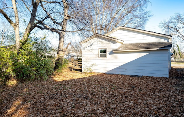 view of home's exterior