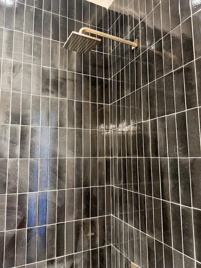 details with a shower