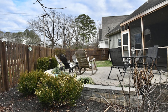 view of patio