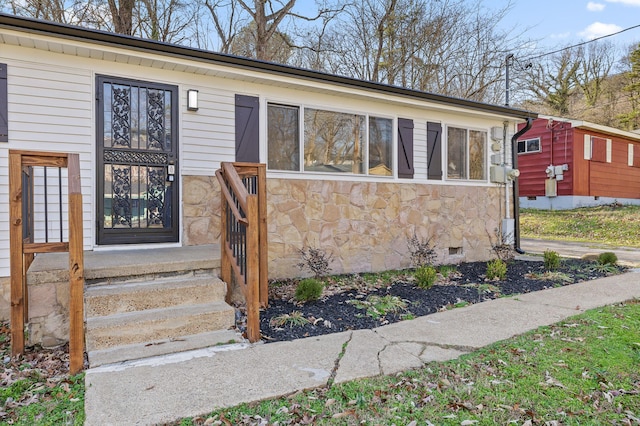 view of front of home