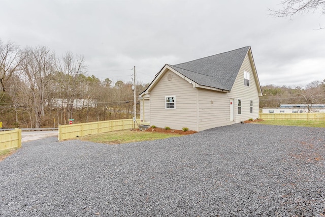 view of property exterior