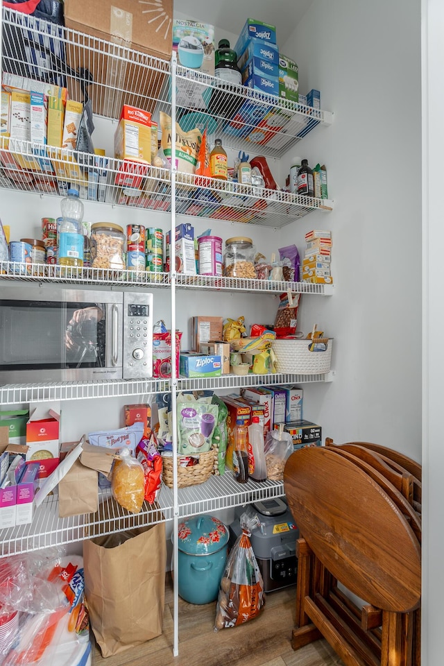 view of pantry