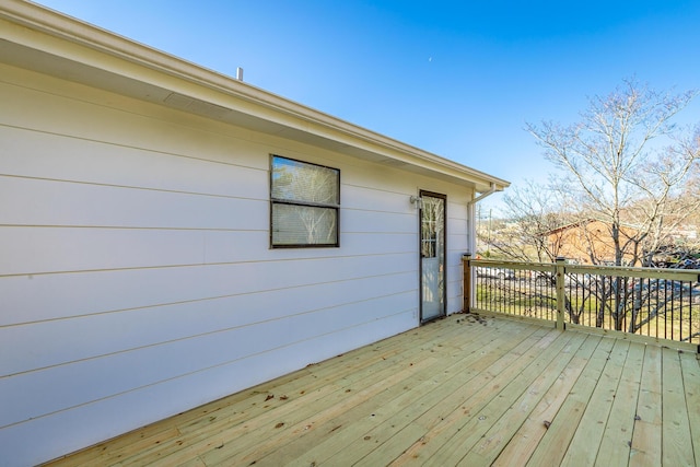 view of deck