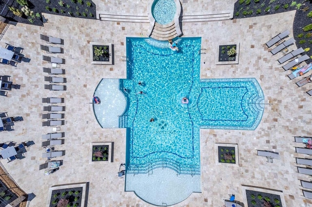 9418 Haviland Way, Ooltewah, TN 37363 - drone / aerial view of a pool area