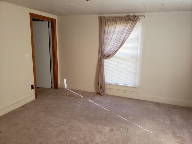 unfurnished room with carpet