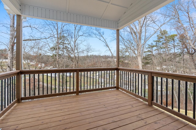 view of deck