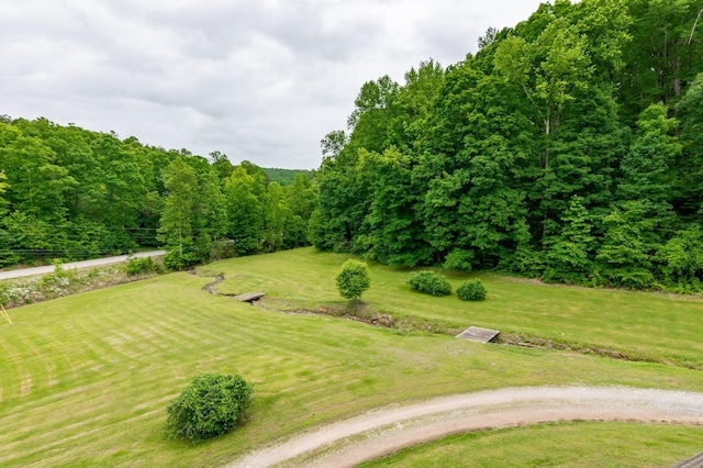 aerial view featuring a rural view