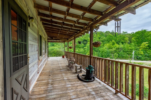 view of deck