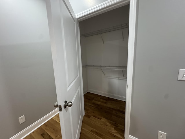 view of closet