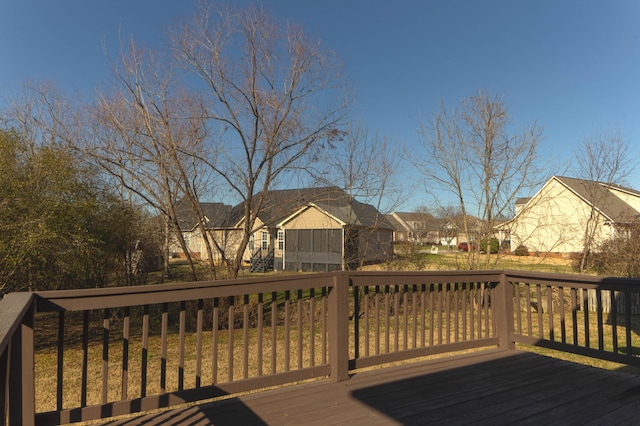 view of deck