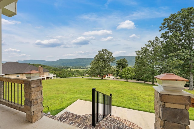 300 Skyhigh Dr, Dunlap, TN 37327 - view of grassy yard with a mountain view
