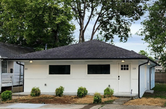 view of rear view of property