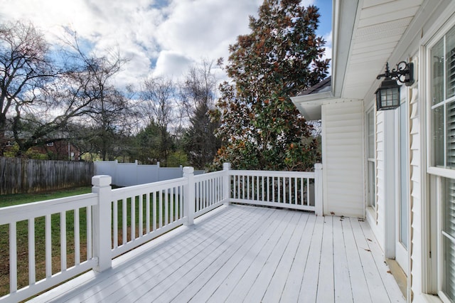 view of deck