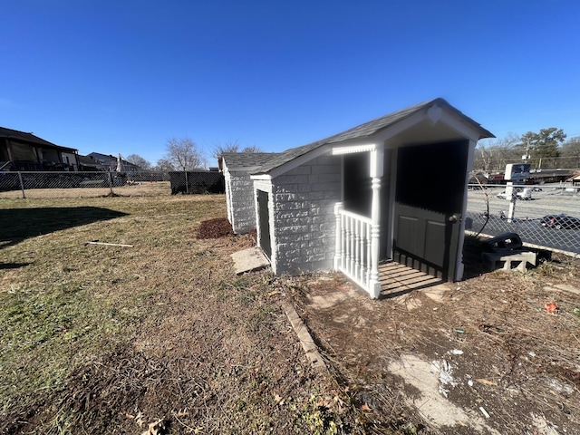 view of outbuilding