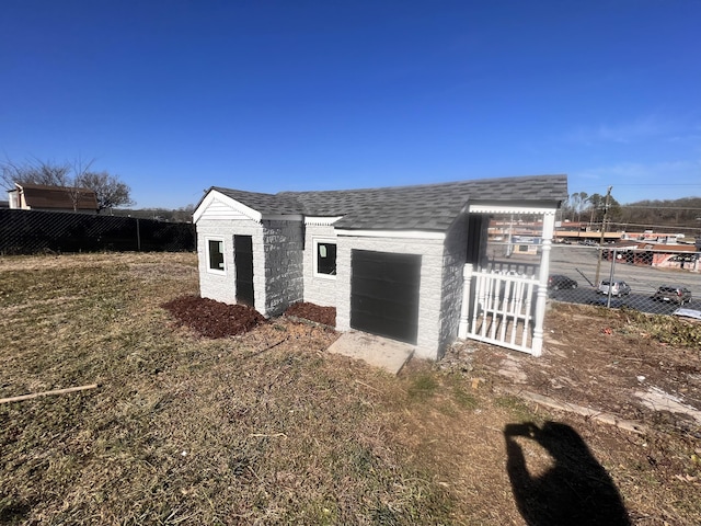 view of outbuilding