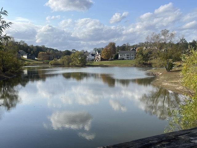 view of water feature