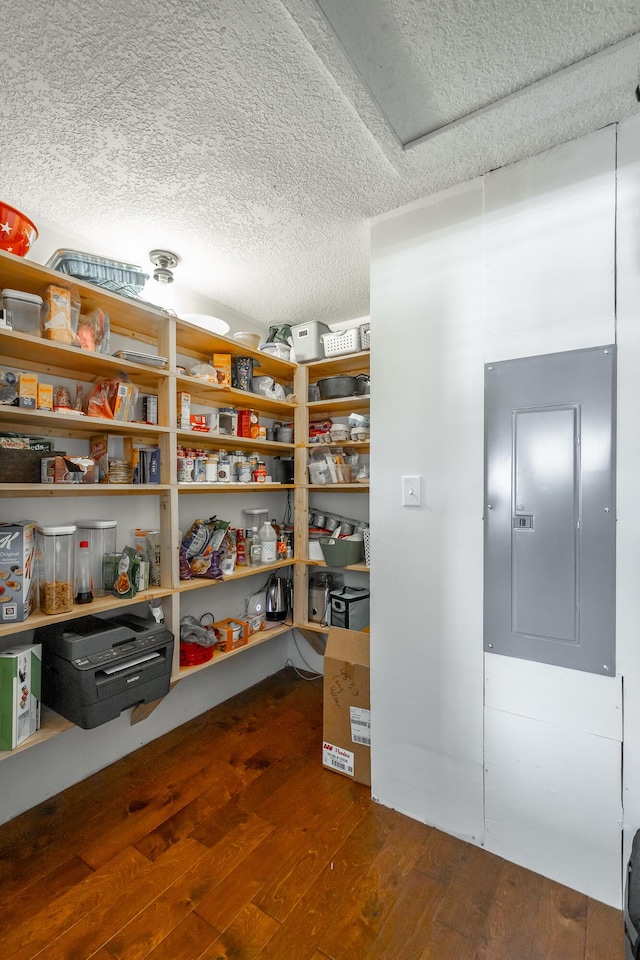 pantry featuring electric panel