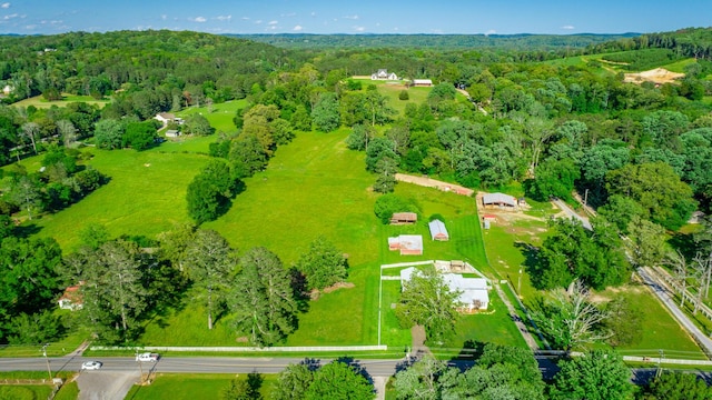 4533 Long Hollow Rd, Ringgold, GA 30736 - aerial view of a heavily wooded area
