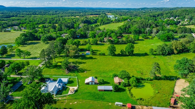 4533 Long Hollow Rd, Ringgold, GA 30736 - bird's eye view of a heavily wooded area
