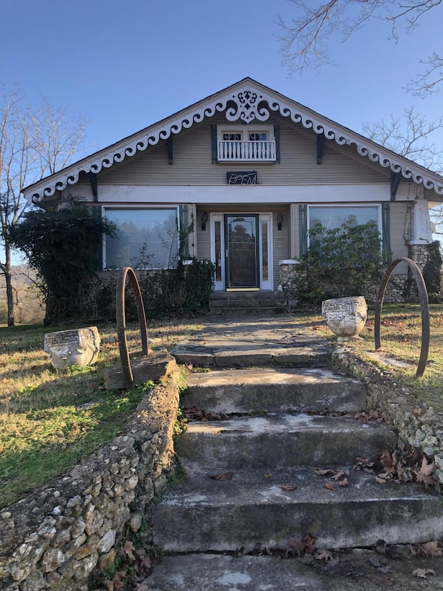 view of front of home