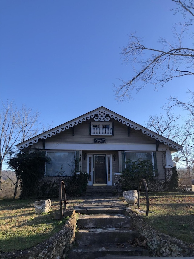 view of front of home