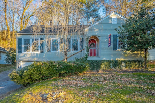 view of front of property