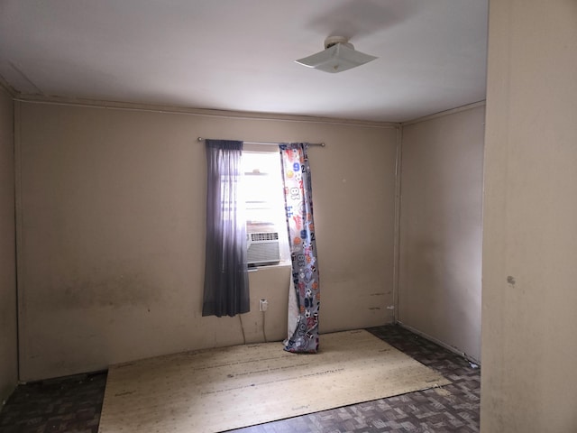 spare room featuring cooling unit