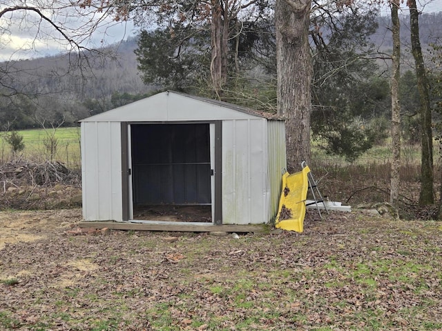 view of outdoor structure