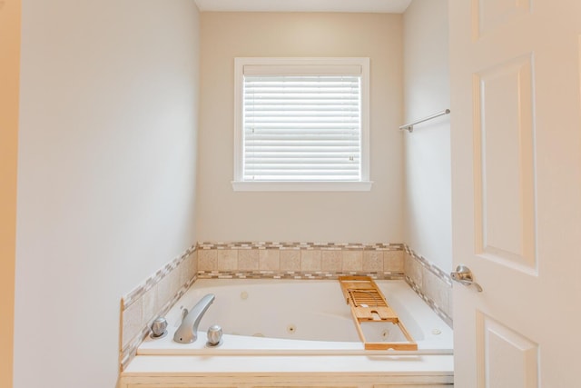 bathroom featuring a bathtub