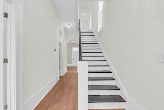 802 E Martin Luther King Blvd, Chattanooga, TN 37403 - stairs with wood finished floors and baseboards