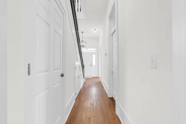 802 E Martin Luther King Blvd, Chattanooga, TN 37403 - hallway featuring dark wood finished floors and baseboards