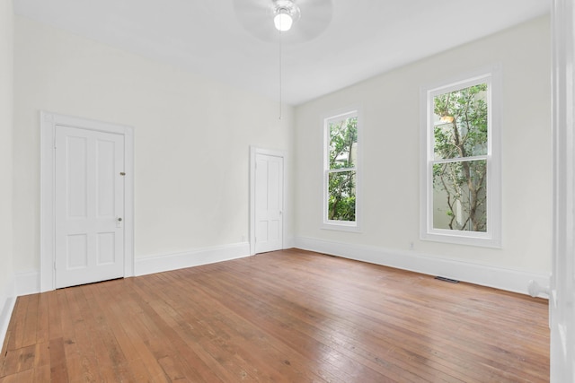 802 E Martin Luther King Blvd, Chattanooga, TN 37403 - unfurnished room with wood-type flooring and ceiling fan